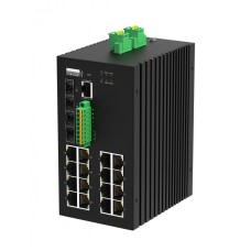 Управляемый промышленный L2+ коммутатор Gigalink GL-SW-G207-16P4ST-I(BT)