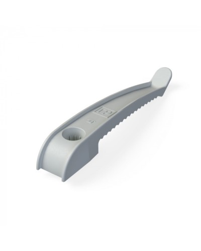 Держатель кабеля односторонний для прямого монтажа в гофроящике серый (200 шт/кор) Промрукав (PR13.0490) в Нефтеюганске Аксессуары для кабель-канала Pintop.ru