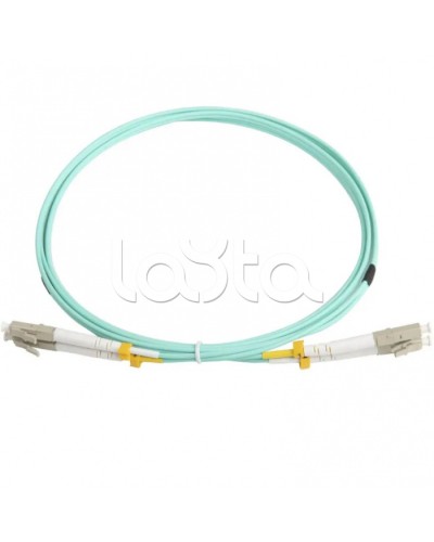 Патч-корд волоконно-оптический MM 50/125(OM3), LC-LC, duplex, LSZH, 2 м Hyperline FC-D2-503-LC/PR-LC/PR-H-2M-LSZH-AQ (FC-503-LC-LC-10G-2M) в Нефтеюганске Патч-корды оптические Pintop.ru