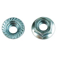 Гайка с насечкой, препятствующей откручиванию М8 нержавеющая сталь DKC CM100800INOX