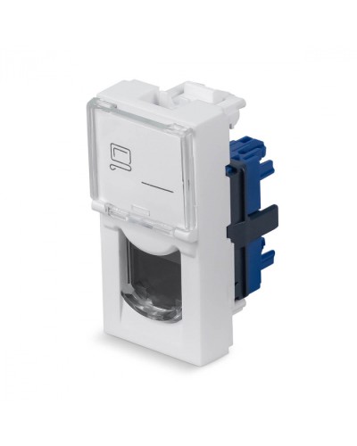 Модуль Keystone Jack RJ-45(8P8C), 180 градусов, категория 6 Cabeus (KJ-RJ45-Cat.6-180T-FP-L-22,5) в Нефтеюганске Модули Keystone Pintop.ru