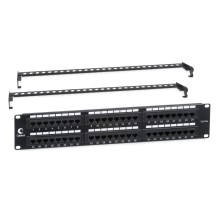 Патч-панель Cabeus PL-48-Cat.6a-Dual