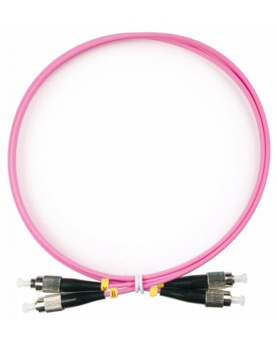 Шнур оптический duplex FC-FC 50/125 mm OM4 1м LSZH в Нефтеюганске Патч-корды оптические Pintop.ru