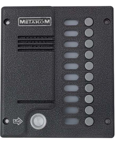 Блок вызова домофона Метаком MК10.2-TM4EVN в Нефтеюганске Вызывные видеопанели малоабонентные Pintop.ru