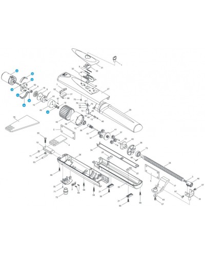 Электродвигатель АХ3024, AX5024 Came 119RID315 в Нефтеюганске Запчасти для шлагбаумов и автоматики Pintop.ru