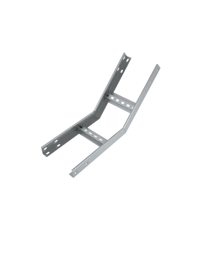 Угол лестничный вертикальный внутренний 45 гр. 80х500х1,2 мм Быстрый монтаж HD КМ-Профиль (LNLS45-80-500-1.2 HD) в Нефтеюганске Аксессуары для лотков Pintop.ru