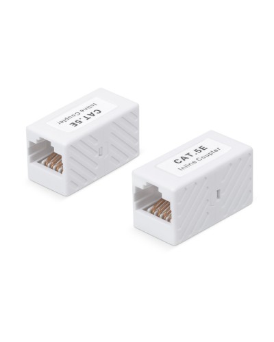 Проходной адаптер RJ45-RJ45 (CA-8P8C-C5E) Пожтехкабель СКС (202-029) категория 5е, неэкранированный в Нефтеюганске Проходные адаптеры Pintop.ru