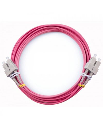 Шнур оптический duplex SC-SC 50/125 mm OM4 5м LSZH Cabeus FOP-50-OM4-SC-SC-5m в Нефтеюганске Патч-корды оптические Pintop.ru