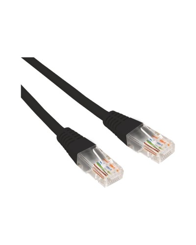 Патч-корд U/UTP, CAT 6, RJ45-RJ45, 26AWG, LSZH, черный, 0,3м REXANT 02-0292-03 в Нефтеюганске Патчкорды (медные) Pintop.ru
