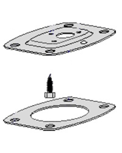 Монтажное основание стойки с анкерами DIR-L DIR-LNCame 119RIR146 в Нефтеюганске Запчасти для шлагбаумов и автоматики Pintop.ru