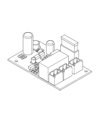 Came LB39 (002LB39) - Плата аварийного питания для подключения и зарядки 2 аккумуляторов, 12 В - 7 Ач в Нефтеюганске Запчасти для шлагбаумов и автоматики Pintop.ru