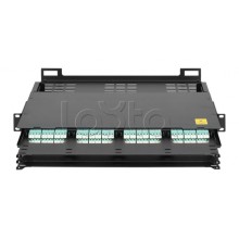 Оптический кросс 19" MTP/MPO NIKOMAX (NMF-RP12-BLANK-CT-MTP-1U-BK)