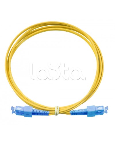 Патч-корд дуплексный 2*9/125 SC-SC, 1м Eurolan (41F-S2-SC-SC-01) в Нефтеюганске Патч-корды и пигтейлы Pintop.ru