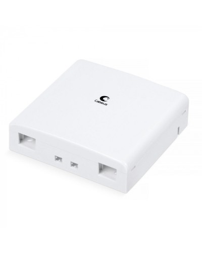 Корпус внешней оптической настенной розетки на 2 SC/LC Cabeus (OB-2SC/LC) в Нефтеюганске Кросс оптический Pintop.ru