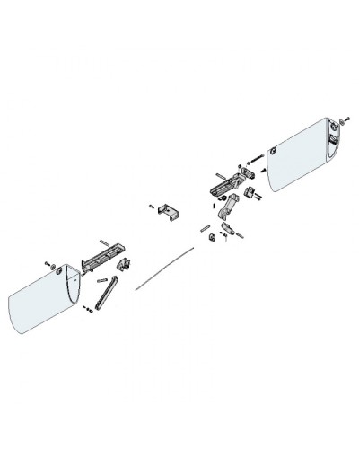 Механизм нижний профиля DF Came 119RIR228 в Нефтеюганске Запчасти для шлагбаумов и автоматики Pintop.ru