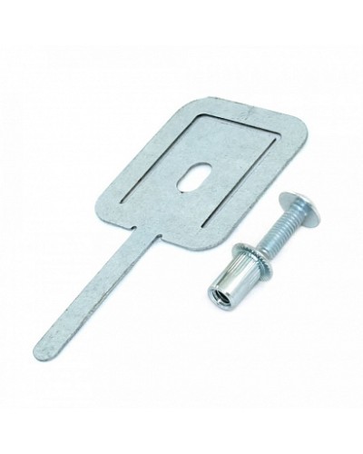 Комплекты для крепления ОКЛ с использованием винта, заклепки и хомута FR ПР-40 (100 шт) Промрукав (PR08.5204) в Нефтеюганске Огнестойкие кабельные линии Pintop.ru