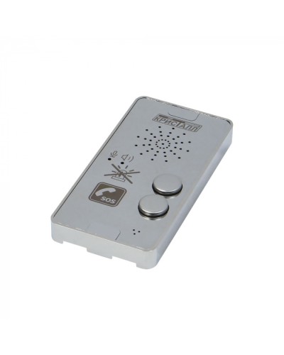 Переговорное устройство с кнопкой отключения оповещателя (зеркальная поверхность) Кристалл СДК-029.МГН.2 в Нефтеюганске Дополнительное оборудование для ОПС Pintop.ru