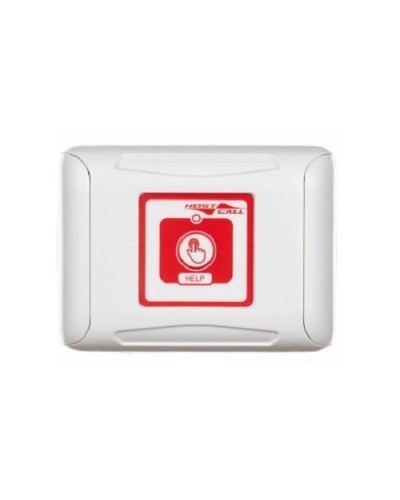 Влагозащищенная радиокнопка вызова Hostcall MP-411W2 в Нефтеюганске Система оповещения и трансляции Hostcall Pintop.ru