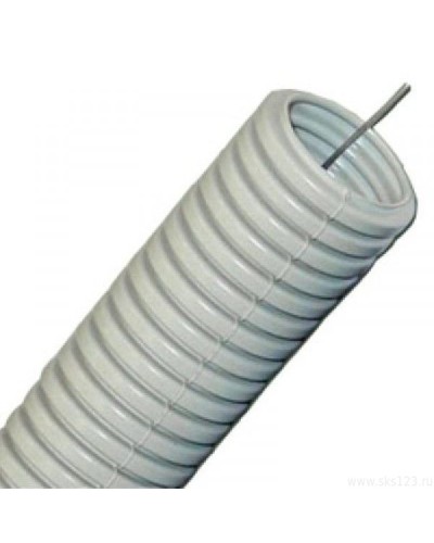 Труба гофрированная ПВХ 63 мм с зондом IEK CTG20-63-K41-015I (15 м) в Нефтеюганске Труба гофрированная Pintop.ru