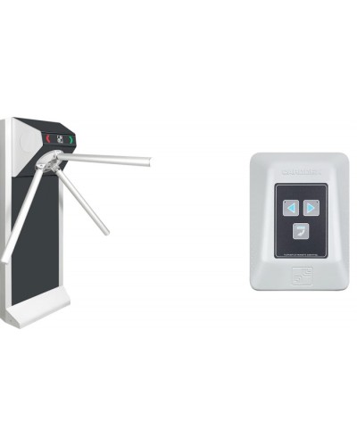 Комплект турникета CARDDEX STL Стандарт 1 (турникет, планки, пульт управления) в Нефтеюганске Турникеты Pintop.ru