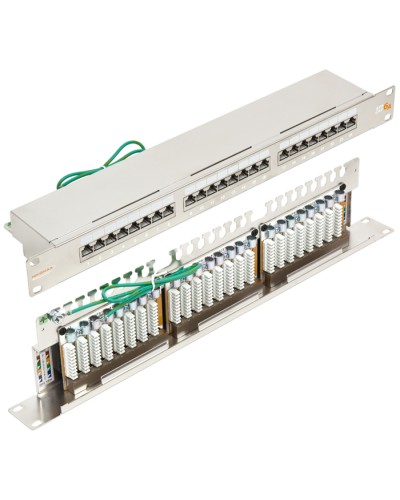 Патч-панель 19, 1U, 24xRJ45 кат.6А NIKOMAX NMC-RP24SA2-1U-MT в Нефтеюганске Патч панель Pintop.ru