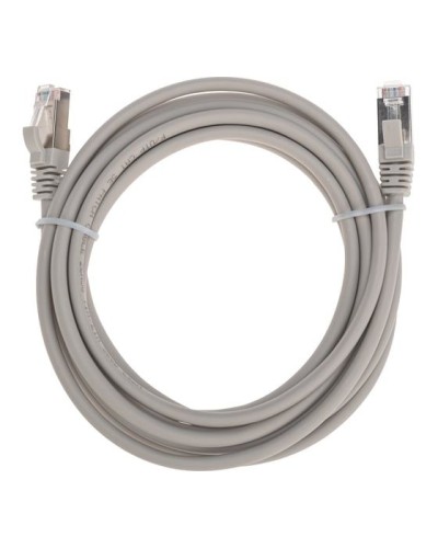 Патч-корд F/UTP, CAT 5e, RJ45-RJ45, 26AWG, LSZH, серый, 3м REXANT 02-0110-3 в Нефтеюганске Патчкорды (медные) Pintop.ru