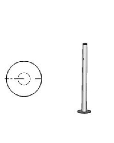 Стойка ограждения с отверстием под фиксатор односторонняя слева Oxgard Стойка ограждения односторонняя с отверстием под фиксатор слева (ВЗР 1996.09.12) в Нефтеюганске Ограждения Pintop.ru