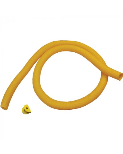 Гофротруба 42 мм для кабельного спуска, с разрезом, 3 метра, желтая LANMASTER (LAN-OT-TUBE-42) в Нефтеюганске Аксессуары для лотков Pintop.ru