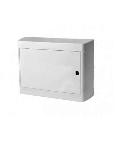 Накладной распределительный щит Nedbox с белой дверью 1 рейка х 12 (+1) модулей Legrand 601236 в Нефтеюганске Боксы для автоматов Pintop.ru