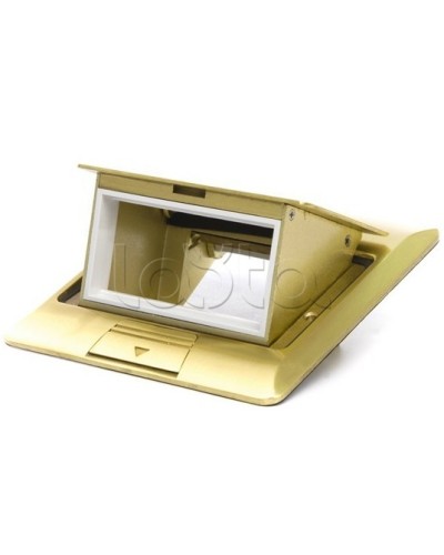 Люк в пол на 1.5 модуля (45х45мм), латунь Экопласт 70016 в Нефтеюганске Системы лючков и колонн Pintop.ru