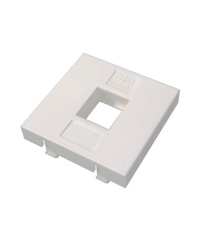 Адаптер Mosaic 45 х 45 мм для модуля Keystone, 1 порт, белый Datarex DR-5301 в Нефтеюганске Коммутационные изделия Pintop.ru