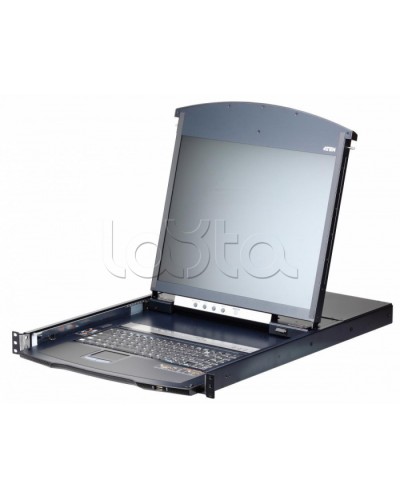 KVM консоль с переключателем ATEN KL1108VN-AXA-RG в Нефтеюганске Оборудование для видеонаблюдения Pintop.ru