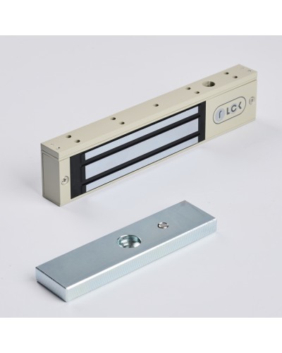 R-Lock RL-EM180-00G - Электромагнитный замкок, 180кг, DC12/24B, цвет корпуса серый, RAL7032 (галечный серый) в Нефтеюганске Электромагнитные замки Pintop.ru