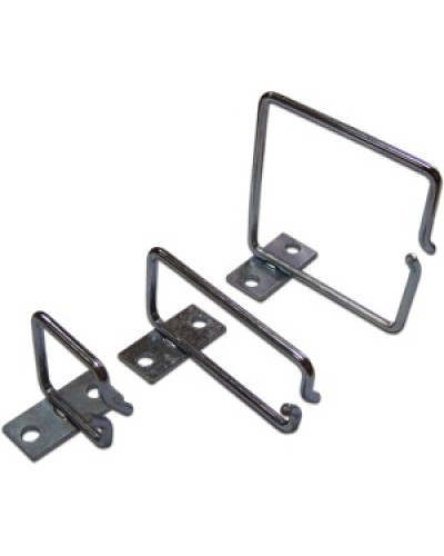 Скоба-органайзер металлическая для установки на 19 профиль, 80х80 мм TWT TWT-RING-M80x80 в Нефтеюганске Кабельные органайзеры Pintop.ru