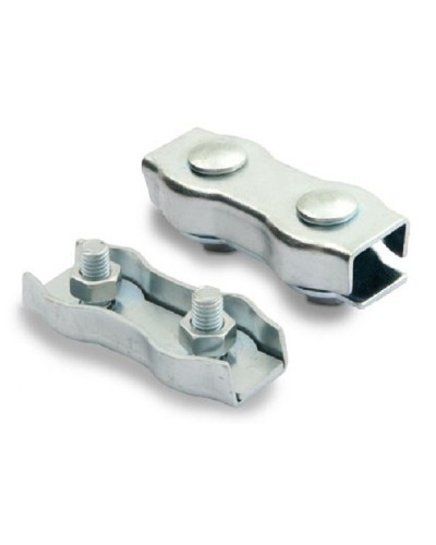 Зажим троса D5 двойной ПожТехКабель (890-503) в Нефтеюганске Трос и аксессуары Pintop.ru