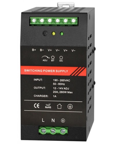 Блок питания Smartec ST-PS120BDU-BK в Нефтеюганске Дополнительное оборудование для СКУД Pintop.ru