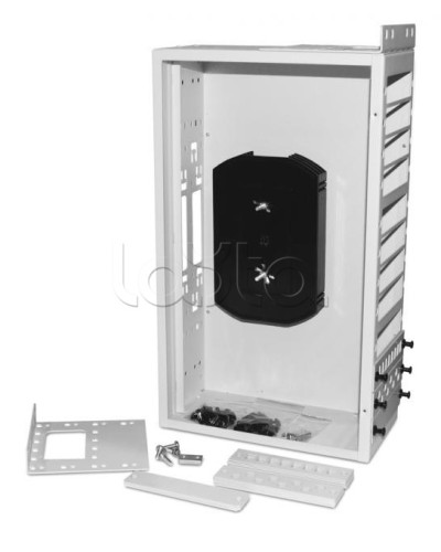 Бокс оптический универсальный 19 Hyperline FO-19R-3U-12xSLT-W140H42-96UN-GY в Нефтеюганске Коммутационные изделия Pintop.ru