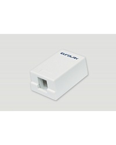 Коробка настенная EuroLan 12B-00-01WT в Нефтеюганске Розетки компьютерные и телефонные Pintop.ru