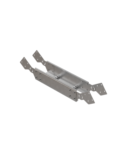 Вертикальный шарнирный угол 150х600х1,2 мм HD85 N КМ-профиль (LSHL150-600-1.2 HD85 N) в Нефтеюганске Аксессуары для лотков Pintop.ru