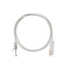 Шнур коммутационный 2хRJ45/8P8C F/UTP кат.5е (NMC-PC4SD55B-050-GY) NIKOMAX (5 м)