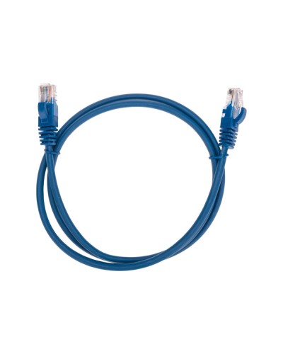 Патч-корд U/UTP, CAT 5e, RJ45-RJ45, 26AWG, LSZH, синий, 1м REXANT 02-0104-1 в Нефтеюганске Патчкорды (медные) Pintop.ru