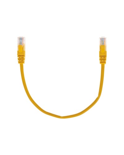 Патч-корд U/UTP, CAT 5e, RJ45-RJ45, 26AWG, LSZH, желтый, 0,3м REXANT 02-0105-03 в Нефтеюганске Патчкорды (медные) Pintop.ru