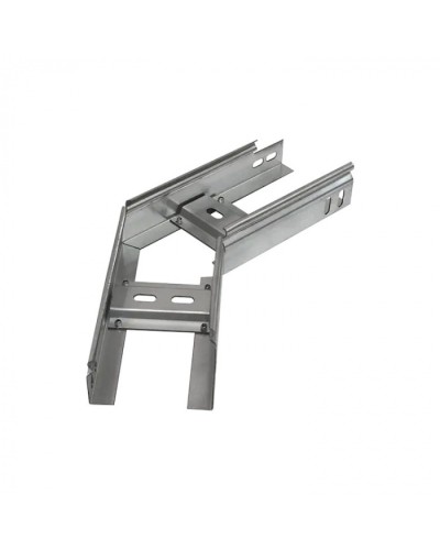 Угол горизонтальный 45 градусов лестничный 400х200 (1,5 мм) Промрукав (PR08.5474) в Нефтеюганске Аксессуары для лотков Pintop.ru