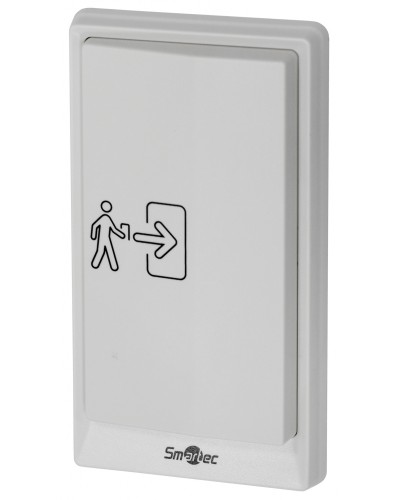 Кнопка пластиковая, накладная, локтевая, НЗ/НР контакты, размер: 175х95х25 мм Smartec ST-EX710-WT в Нефтеюганске Кнопки выхода Pintop.ru