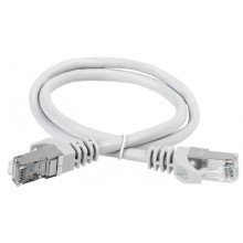 ITK Коммутационный шнур (патч-корд), кат.6А S/FTP, LSZH, 2м, серый (PC01-C6ASL-2M)