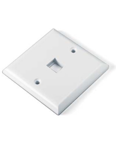 Панель лицевая для 1 вставки Hyperline FP-E-1-WH в Нефтеюганске Аксессуары для кабель-канала Pintop.ru