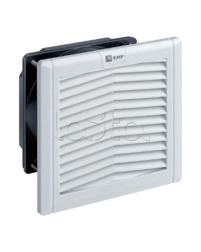 Вентилятор с фильтром 102 м³/ч 176x176 мм 220В IP54 EKF PROxima (FAN102F) в Нефтеюганске Аксессуары для стоек и шкафов Pintop.ru