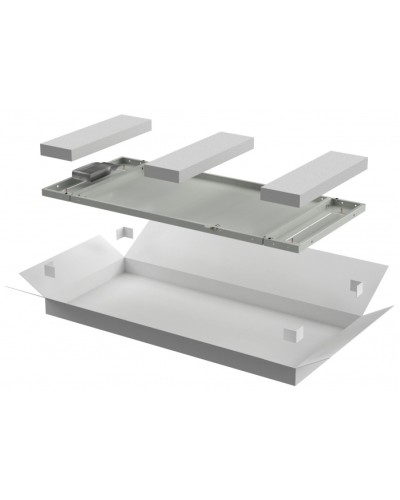 ITK LINEA N Панель задняя 600мм шкафа 18U сер. (LN35-18U6X-ZM) в Нефтеюганске Аксессуары для стоек и шкафов Pintop.ru