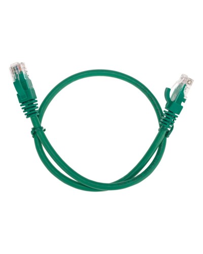 Патч-корд U/UTP, CAT 6, RJ45-RJ45, 26AWG, LSZH, зеленый, 0,5м REXANT 02-0296-05 в Нефтеюганске Патчкорды (медные) Pintop.ru