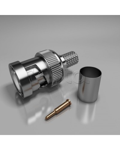 Разъем штекер BNC под обжим ПожТехКабель PTK-Accessories в Нефтеюганске Коннекторы Pintop.ru